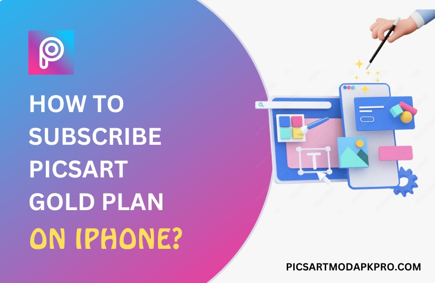 how to subscribe picsart gold plan on iphone